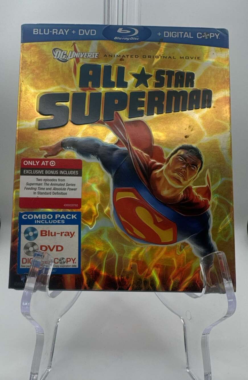 All Star Superman Blu-Ray DVD Combo Pack